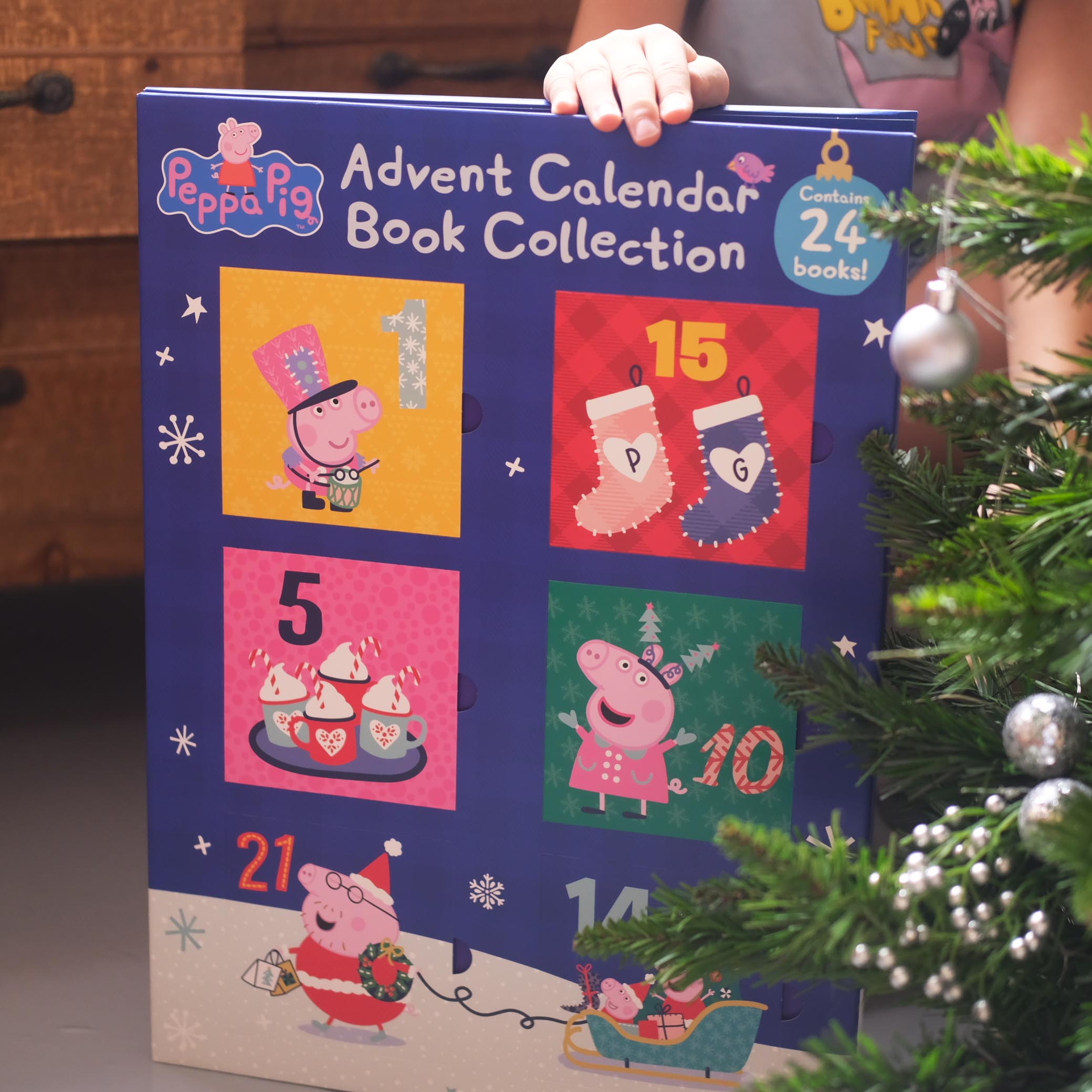 Opening Peppa Pig Advent Book Collection Calendar 2021 - 24 books