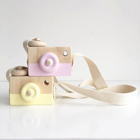 Wooden kids camera hotsell