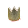 Mini Gold Glittered Crowns - set of 8 - Oh Happy Fry - we ship worldwide