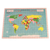 World Map 300- Piece Puzzle In A Tube - Oh Happy Fry - we ship worldwide