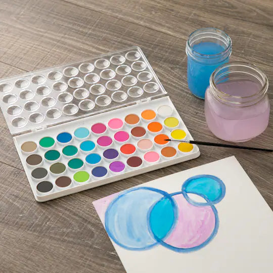 Lil Watercolor Paint Pods & Brush set