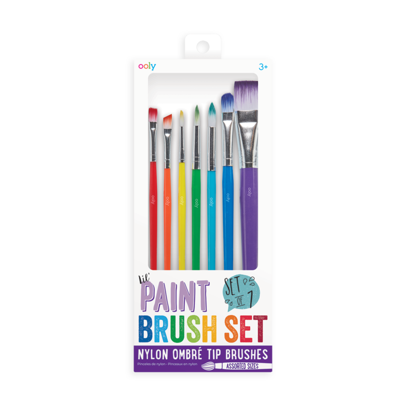 Lil' paint brush set - set of 7