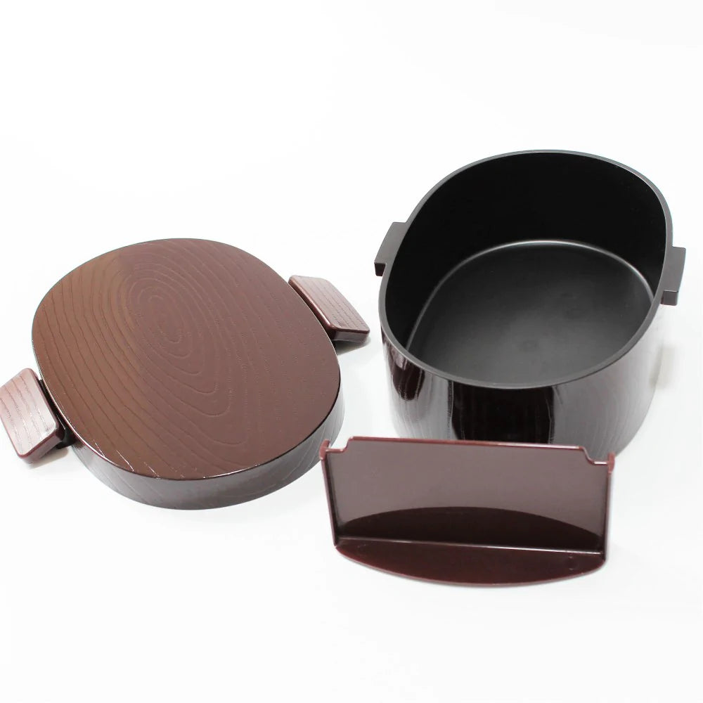 Mokume Koban Bento Box - Dark Brown