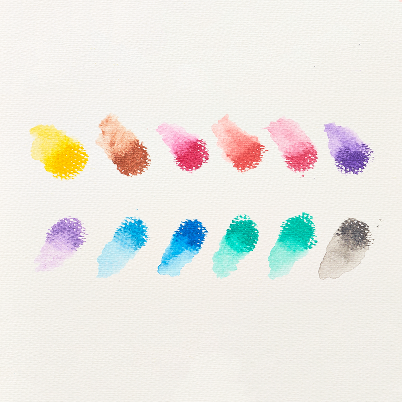 Rainbow Sparkle Watercolor Gel Crayons (Set of 12)