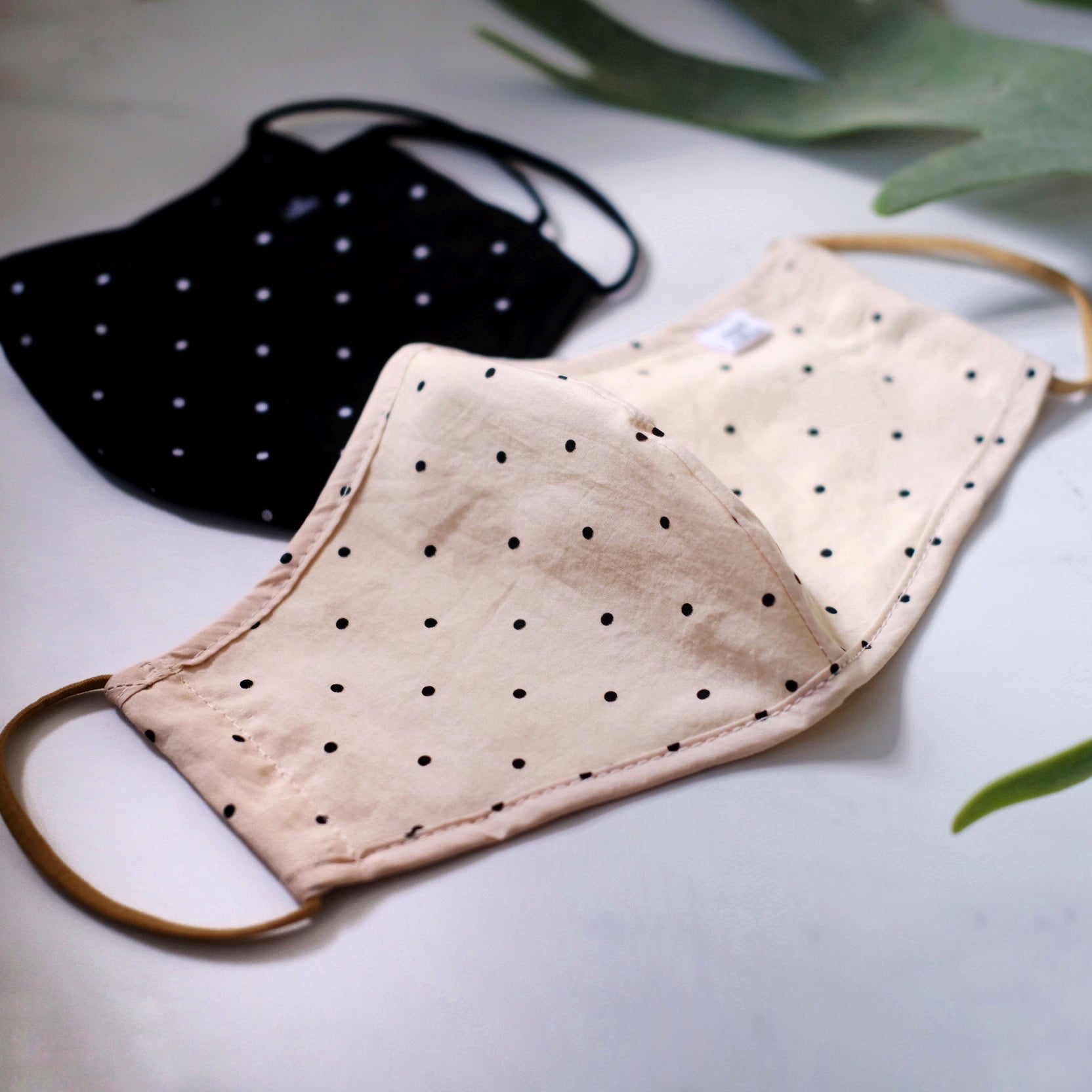 PREORDER Adult Cotton Dot Mask (mid July delivery) - Oh Happy Fry - we ship worldwide