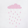 Pink Big Cloud & 20 Rain drops - Oh Happy Fry - we ship worldwide