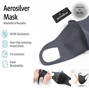 PREORDER Aerosilver™ Adult Face Mask (end July delivery) - Oh Happy Fry - we ship worldwide