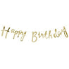 Gold Happy Birthday Banner - Oh Happy Fry - we ship worldwide