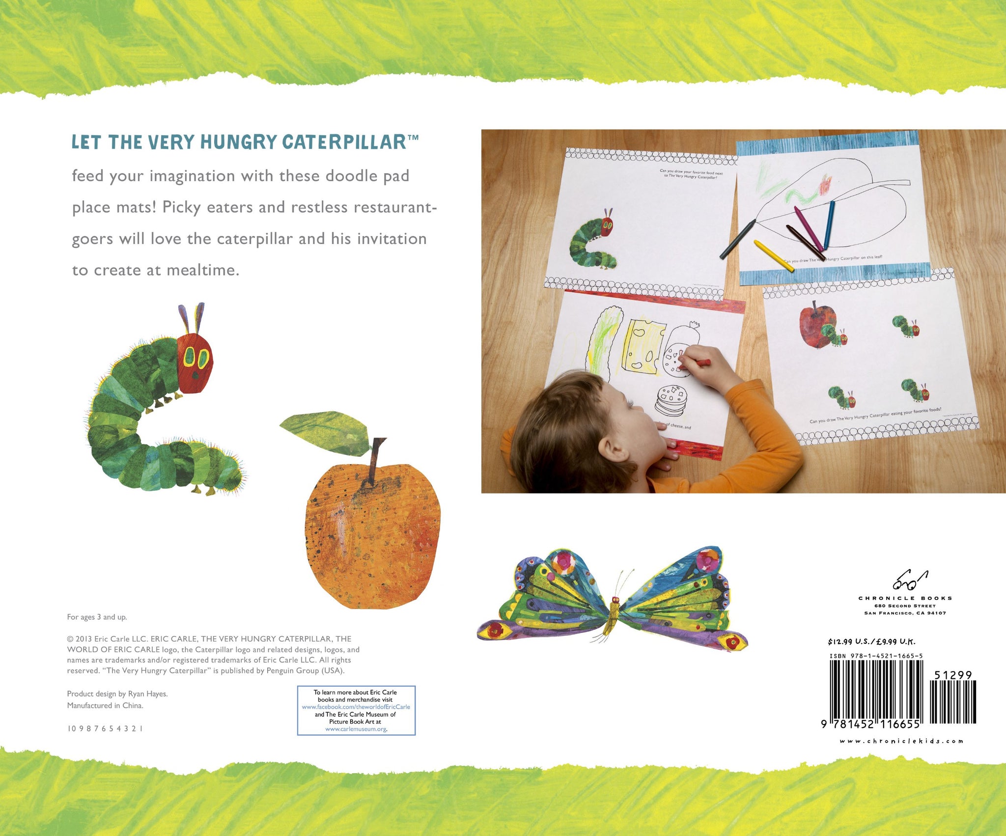 The Very Hungry Caterpillar(TM) Place Mats Book
