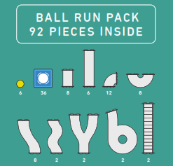 Connetix Tiles - Ball Run 92pc Pack *highly recommended*