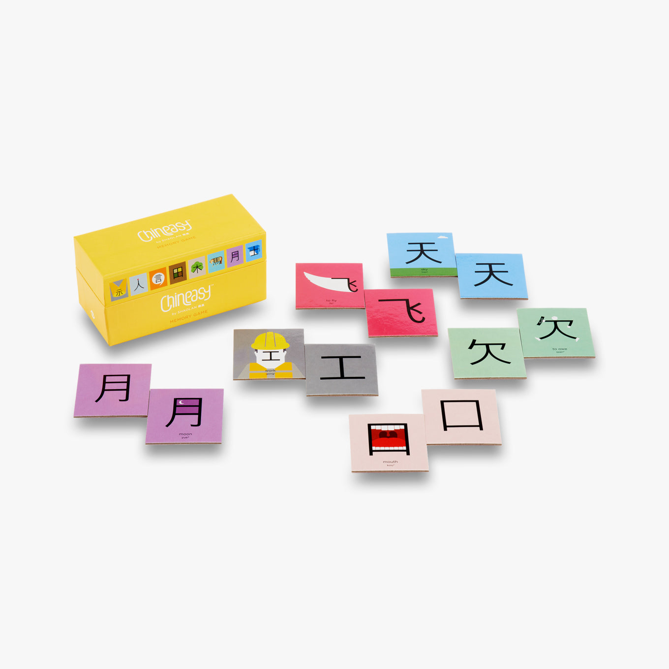 Chineasy Memory Card Game - Oh Happy Fry - we ship worldwide