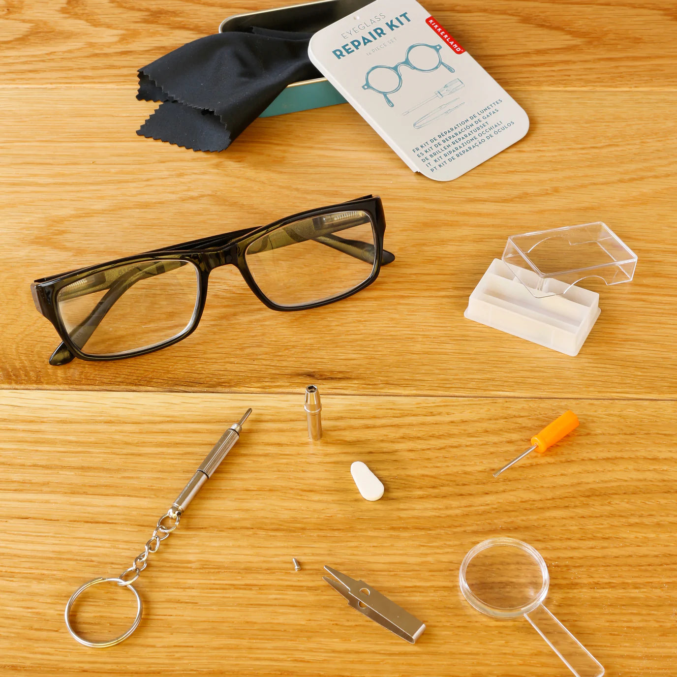 Eyeglass top repair tools