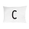 Personal Initial pillowcase 70x50 cm - Oh Happy Fry - we ship worldwide