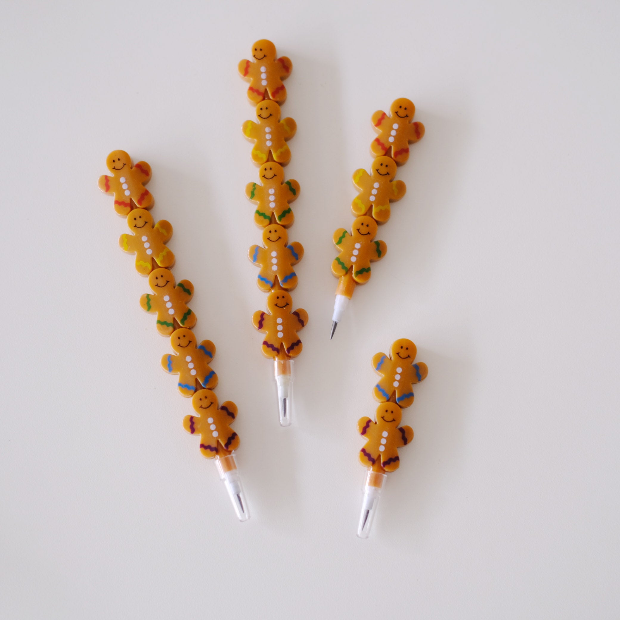 Christmas Gingerbread Man Stacking Pencil – Oh Happy Fry
