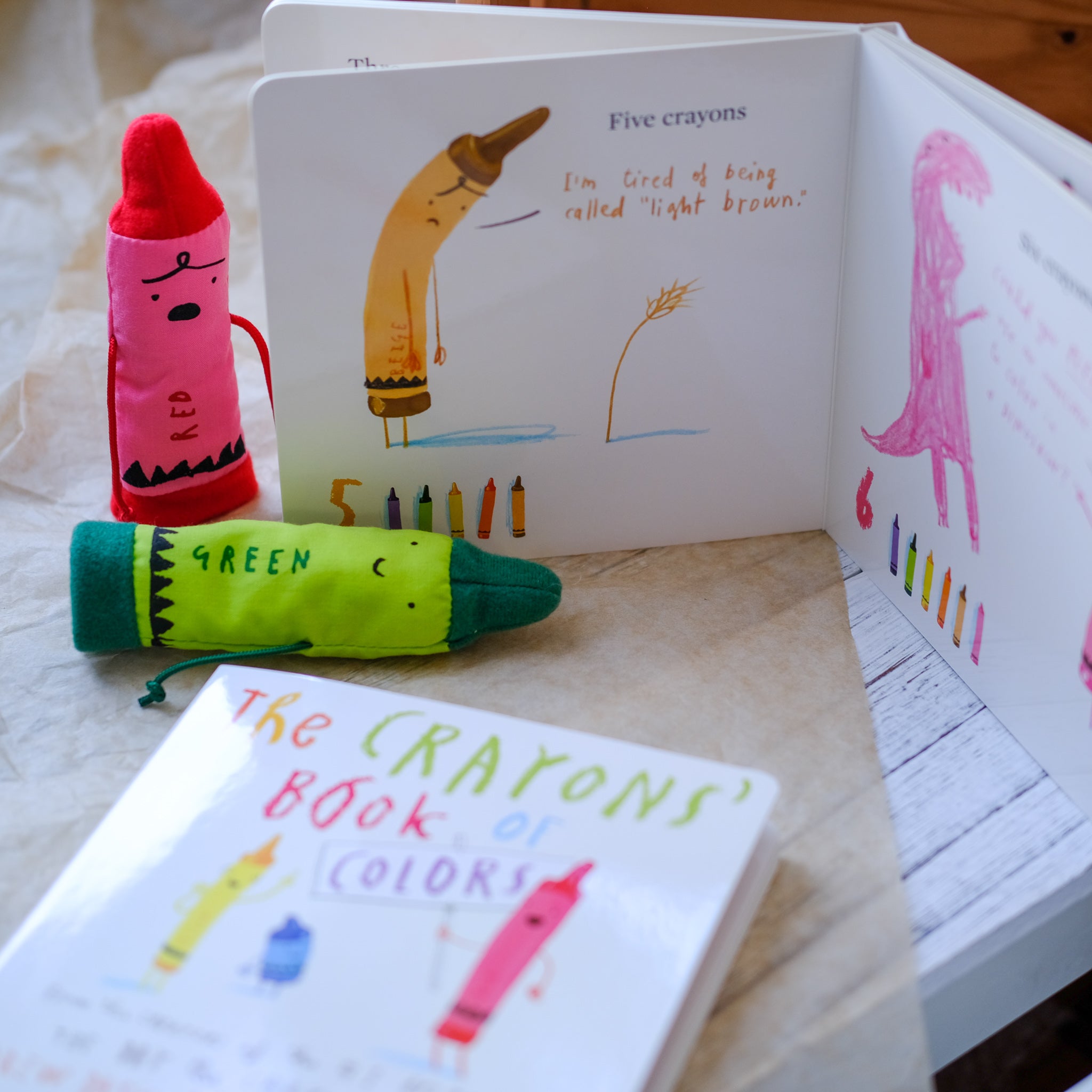 The Crayons: A Set of Books and Finger Puppets (Novelty)