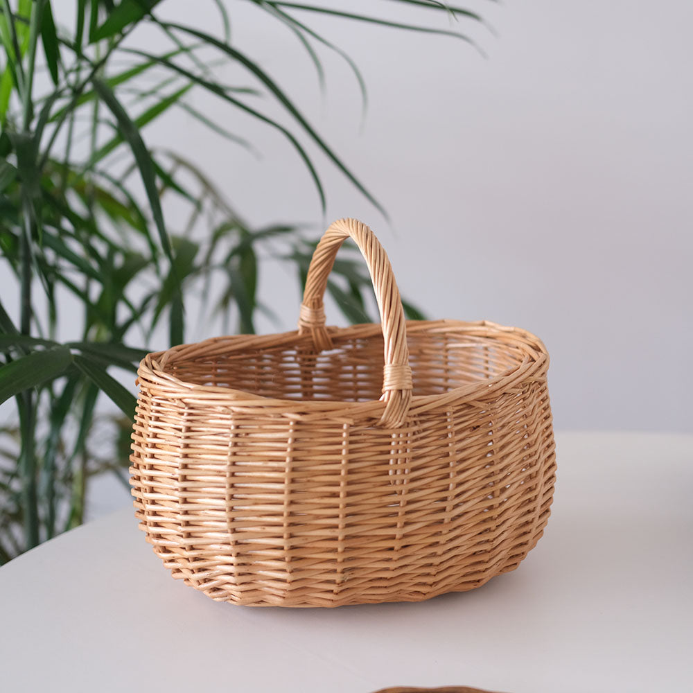 Willow Basket with Handle