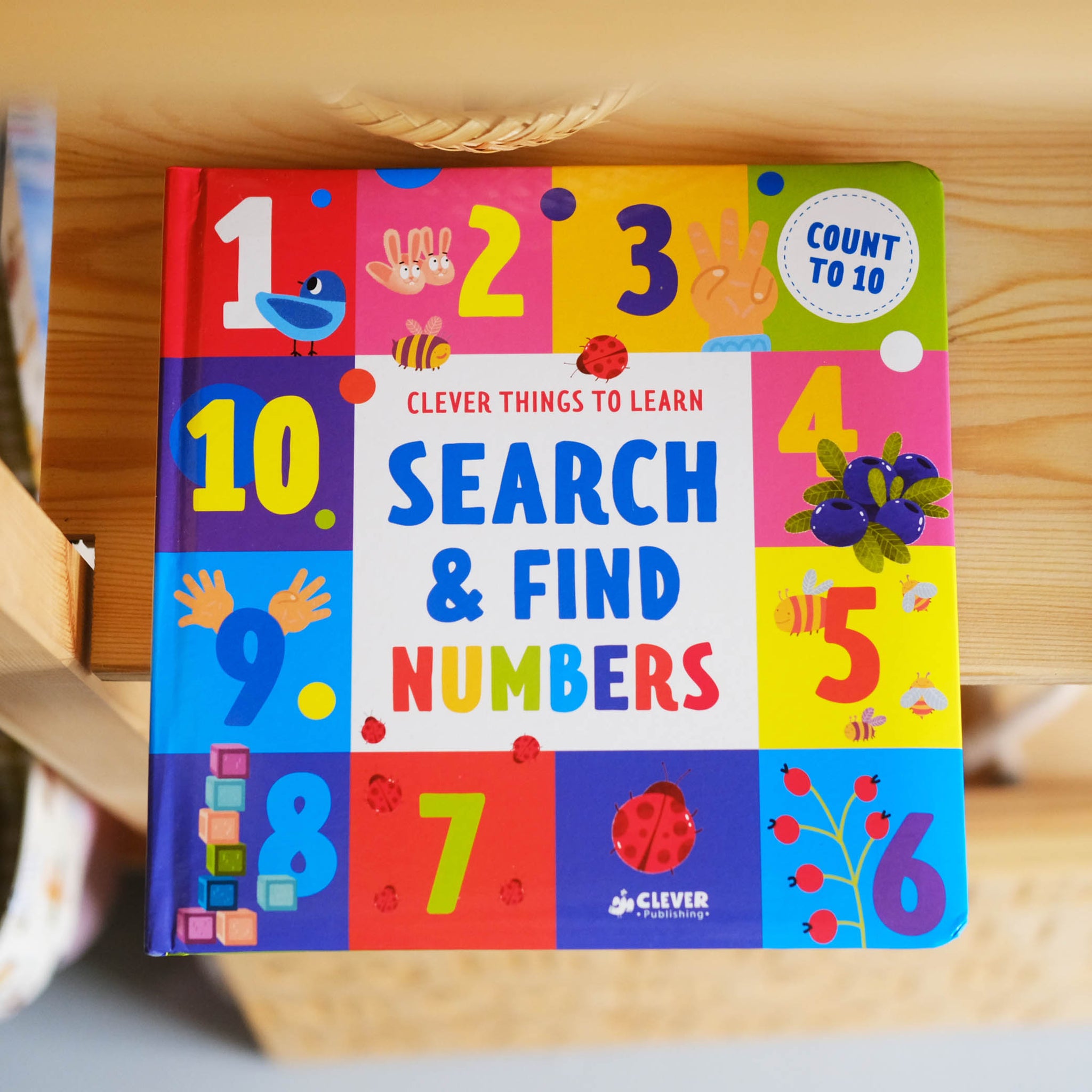 Search & Find Numbers: Count to 10 (Board book)