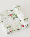 Cotton Muslin Swaddle - Rolling Hills - Oh Happy Fry - we ship worldwide