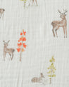 Cotton Muslin Swaddle - Oh Deer - Oh Happy Fry - we ship worldwide
