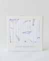 Cotton Muslin Quilt - Narwhal - Oh Happy Fry - we ship worldwide