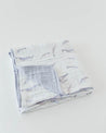 Cotton Muslin Quilt - Narwhal - Oh Happy Fry - we ship worldwide
