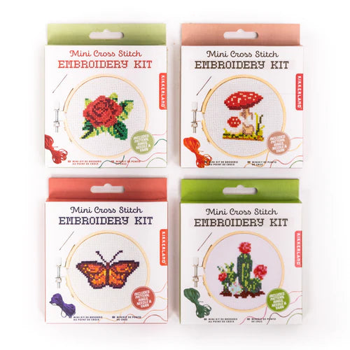 Mini Cross Stitch Embroidery Kit - Bird