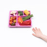 Divided Plate – Flamingo Pink - Oh Happy Fry - we ship worldwide