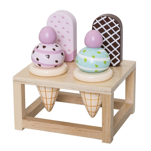 Bloomingville Wooden Ice Cream Play Set - Oh Happy Fry - we ship worldwide
