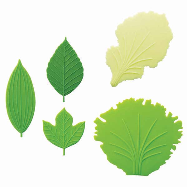 Silicone Baran Lettuce & Leaf 5pc