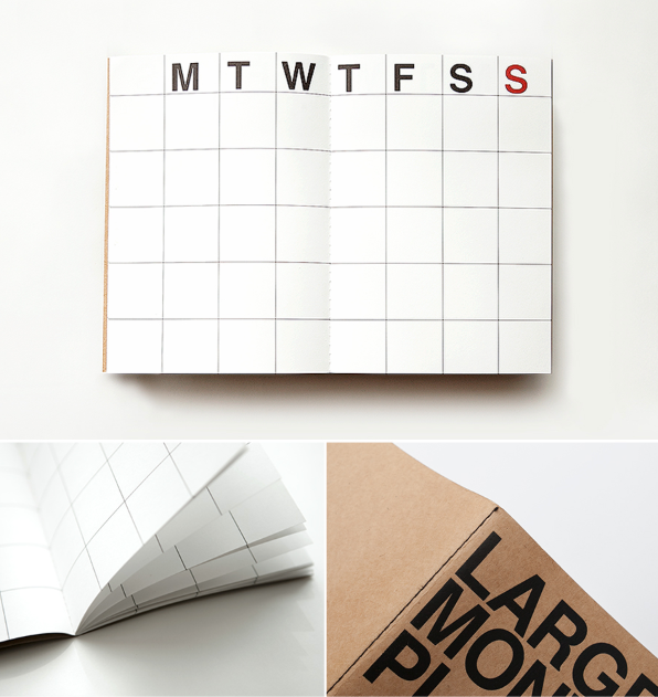 Large Monthly Planner - 2 colours - Oh Happy Fry - we ship worldwide