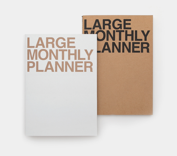 Large Monthly Planner - 2 colours - Oh Happy Fry - we ship worldwide