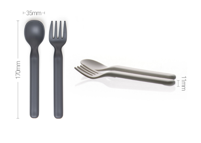 Mono Fork & Spoon Set (2 colours) - Oh Happy Fry - we ship worldwide