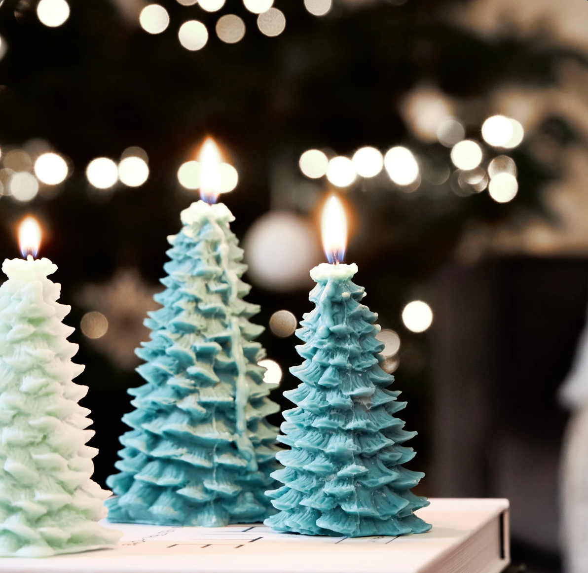 Christmas Tree Shaped Candle - Assorted