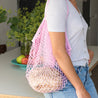 Pink French Style String Shopping Bag - Oh Happy Fry - we ship worldwide