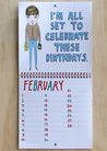 Birthday Calendar - Oh Happy Fry - we ship worldwide