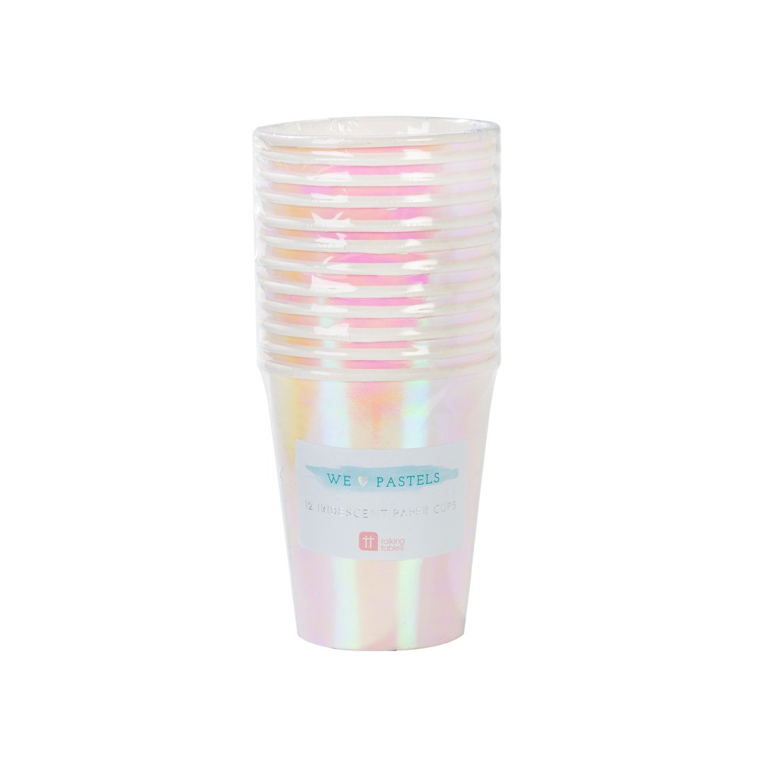 Iridescent Paper Cup - Pack of 12 - Oh Happy Fry - we ship worldwide