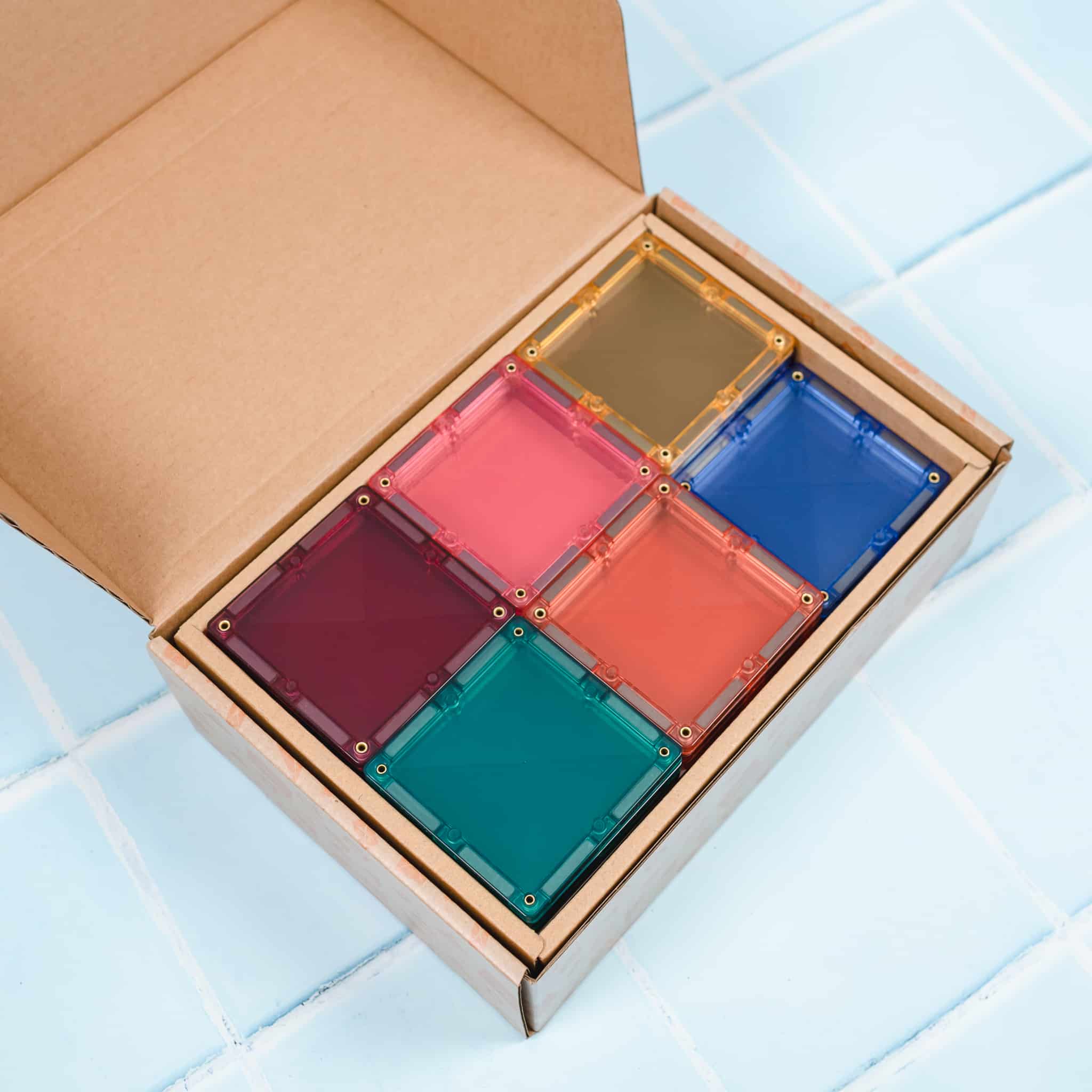 Connetix Tiles - Pastel Square 40pc Pack *New*