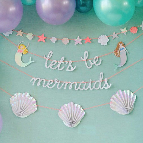 Let's Be Mermaid Garlands - Oh Happy Fry - we ship worldwide