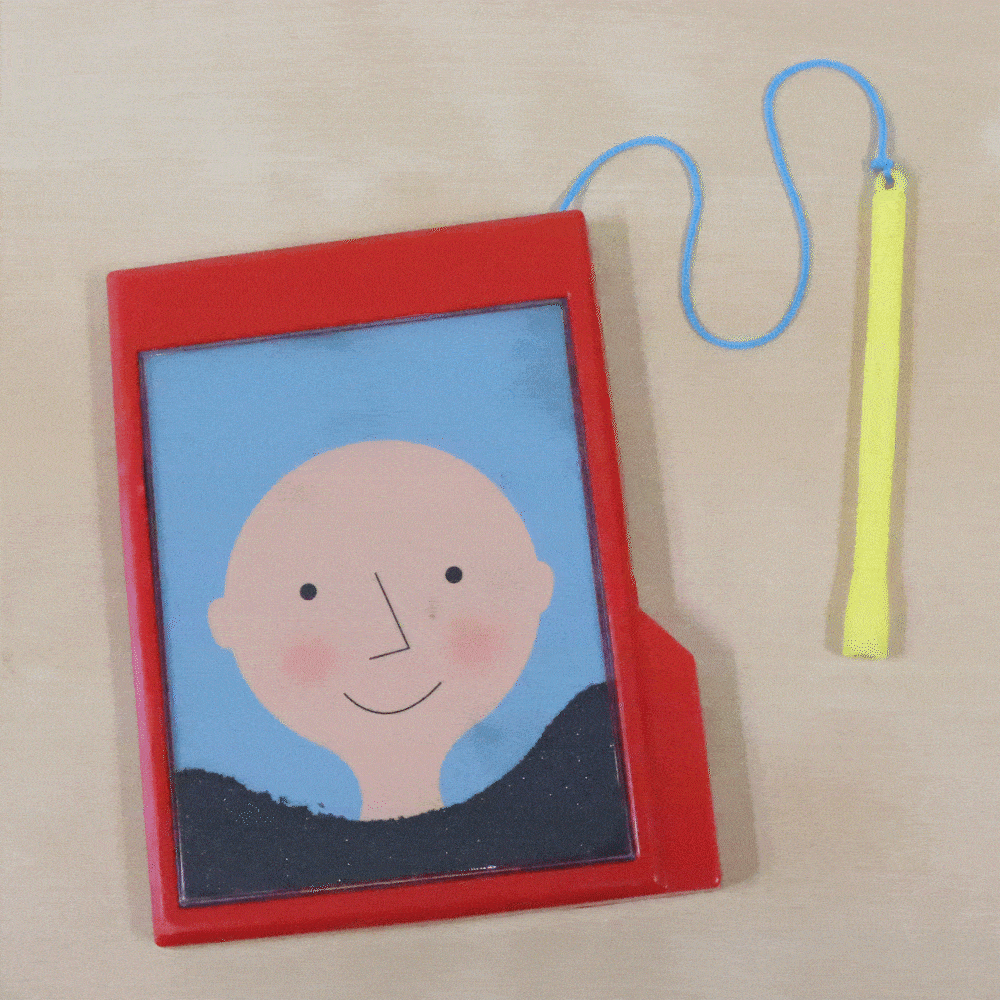 Fuzzy Face Magnet Game Oh Happy Fry
