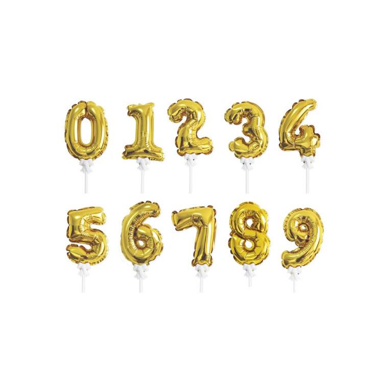 Mini Gold Balloon Toppers - Oh Happy Fry - we ship worldwide