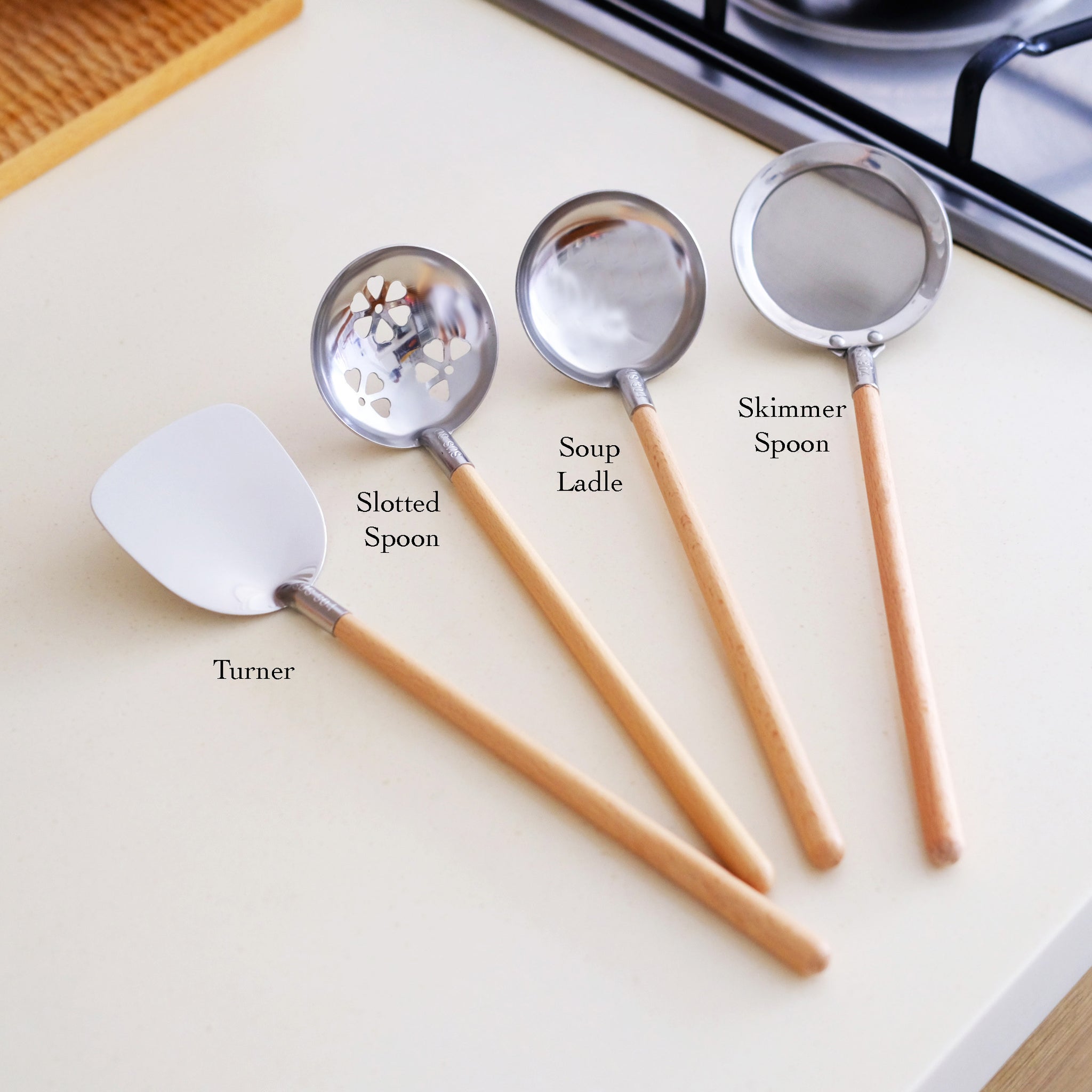 FyneChef hot pot ladle set hot pot spoon hot pot strainer scoops hot pot  accessories kit