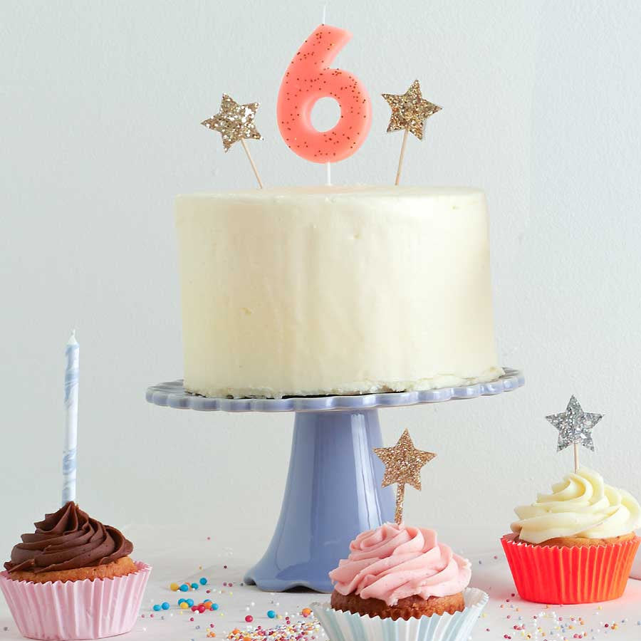 Birthday Number Candle - Assorted Colour