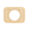 Wood Toy Camera Teether - Oh Happy Fry - we ship worldwide