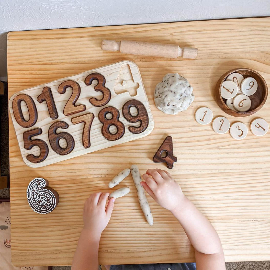 Montessori Number Puzzle Board