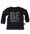 Black Beware T-shirt - Oh Happy Fry - we ship worldwide