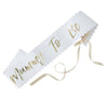 Gold Foiled Mummy To Be Sash - Oh Baby! - Oh Happy Fry - we ship worldwide