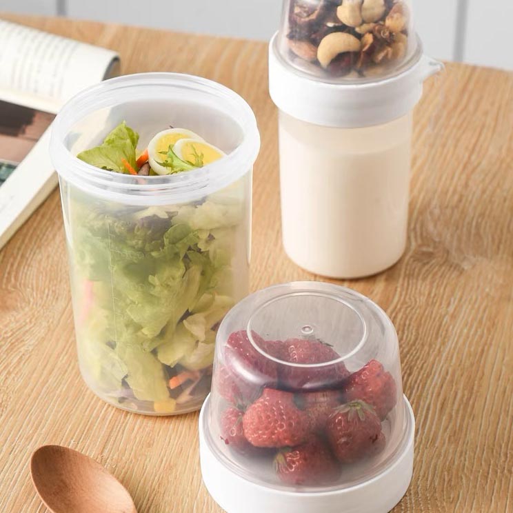 2-Way Container for Salads / Snacks