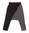 1/2 & 1/2 Harem Pants - Black & Charcoal - Oh Happy Fry - we ship worldwide