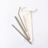 4-piece Stainless Steel Drinking Straw + Brush set - Oh Happy Fry - we ship worldwide