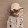 PREORDER Kids Sun Hat with Detachable Shield (end June delivery) - Oh Happy Fry - we ship worldwide
